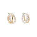ARETES RALPH LAUREN SIRENETTA TWO TONE