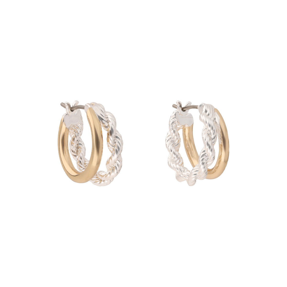 ARETES RALPH LAUREN SIRENETTA TWO TONE