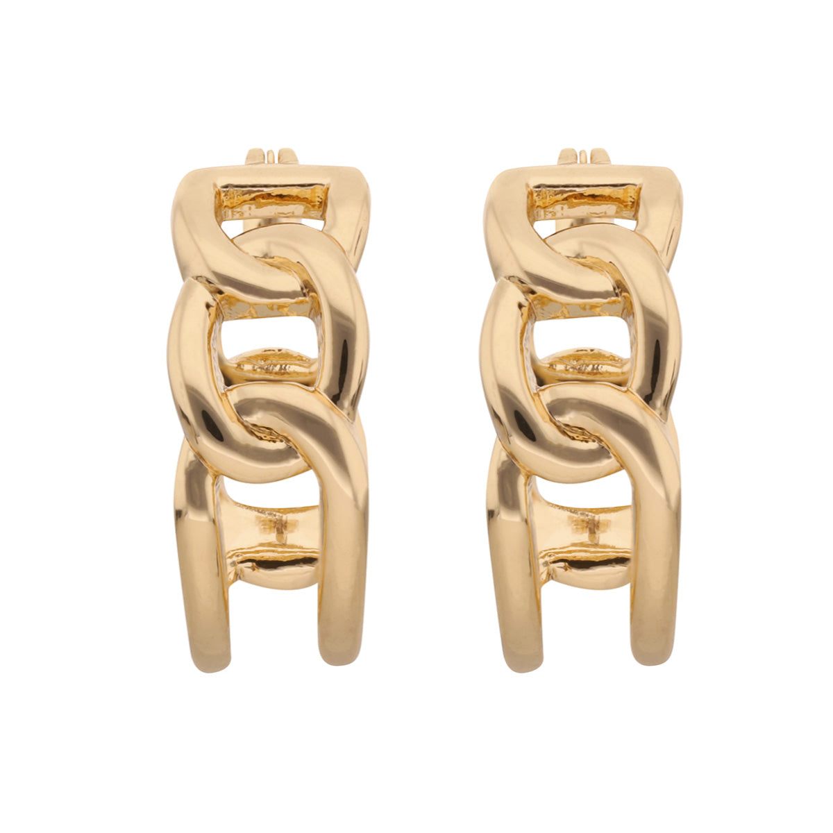 ARETES RALPH LAUREN CHAMBRAY DORADO