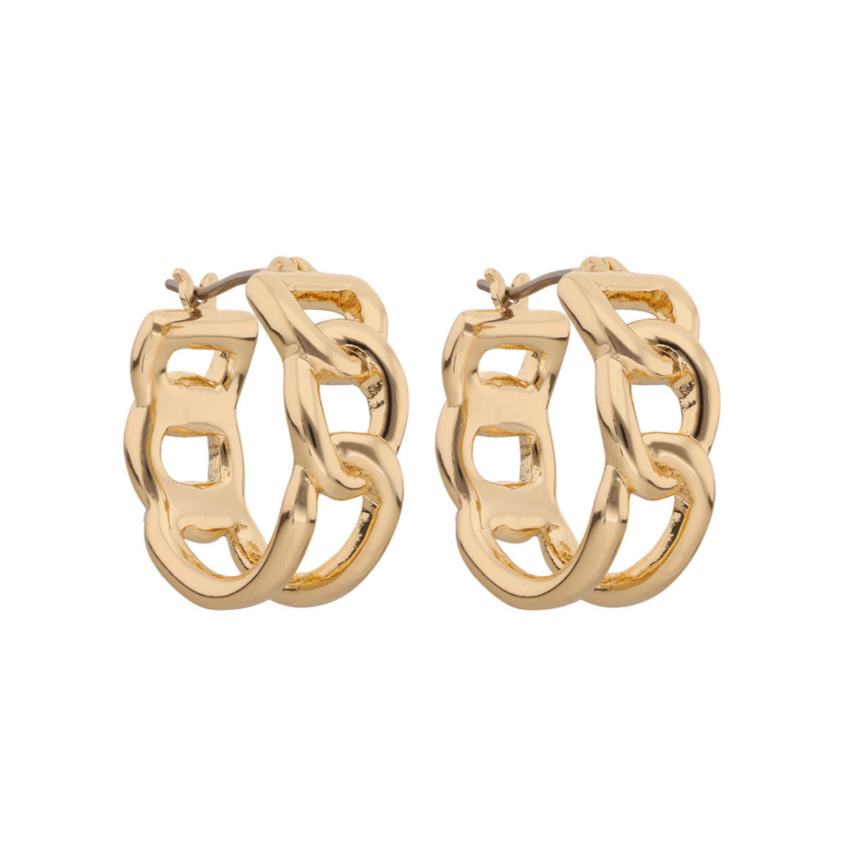 ARETES RALPH LAUREN CHAMBRAY DORADO