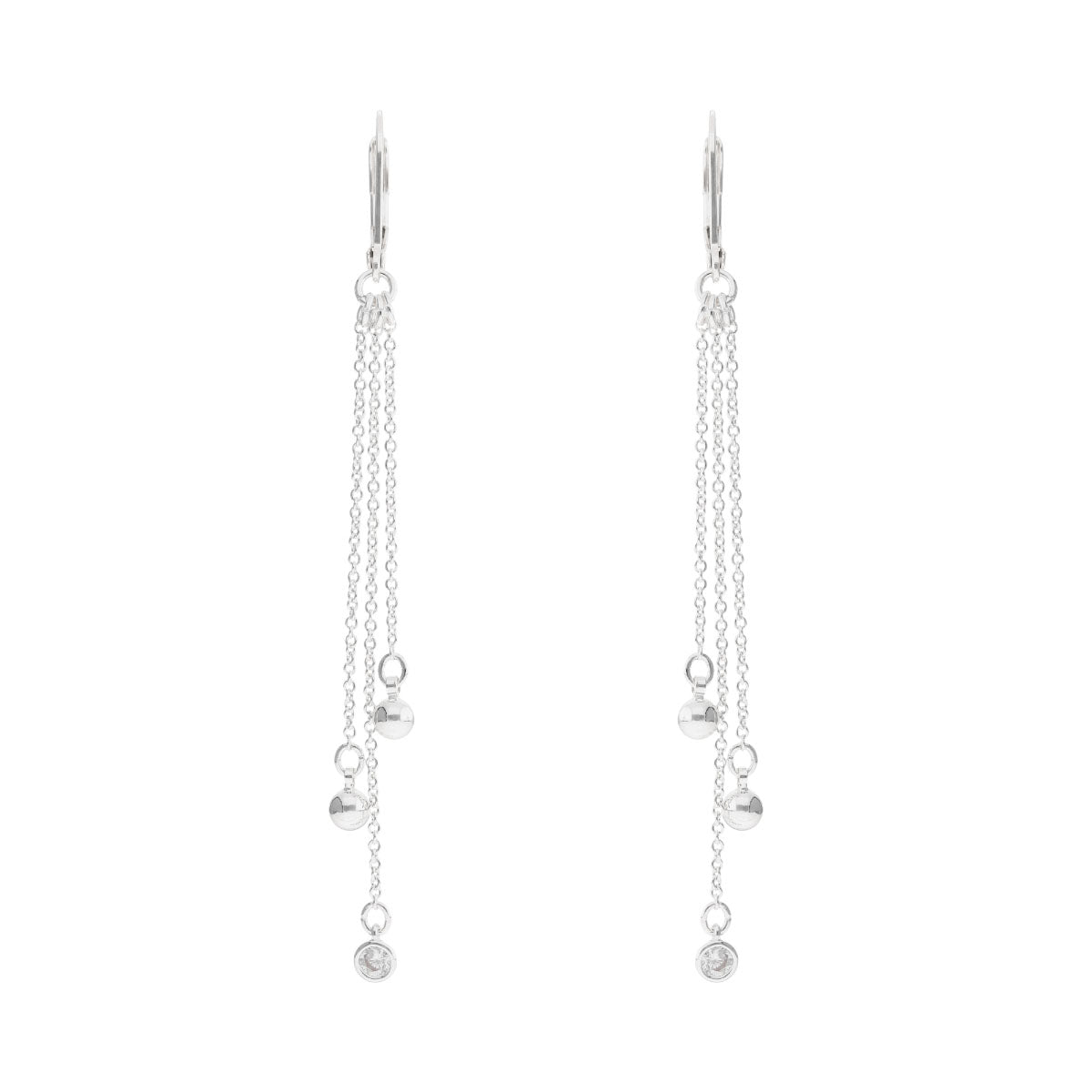 ARETES RALPH LAUREN OPHELIA PLATEADO