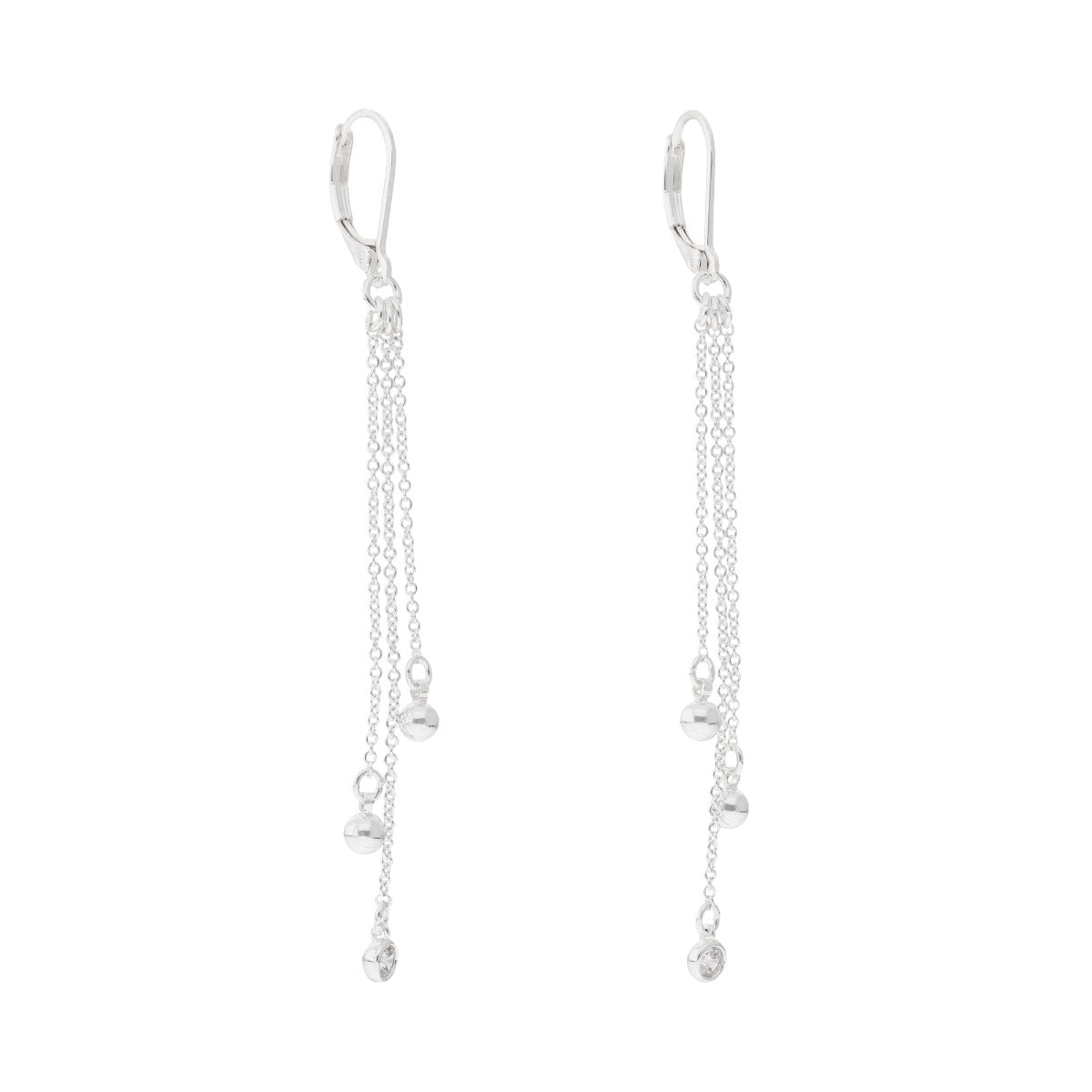 ARETES RALPH LAUREN OPHELIA PLATEADO