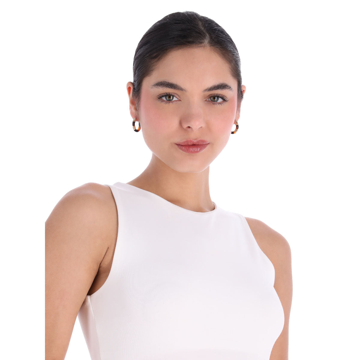 ARETES RALPH LAUREN PARK ROW DORADO