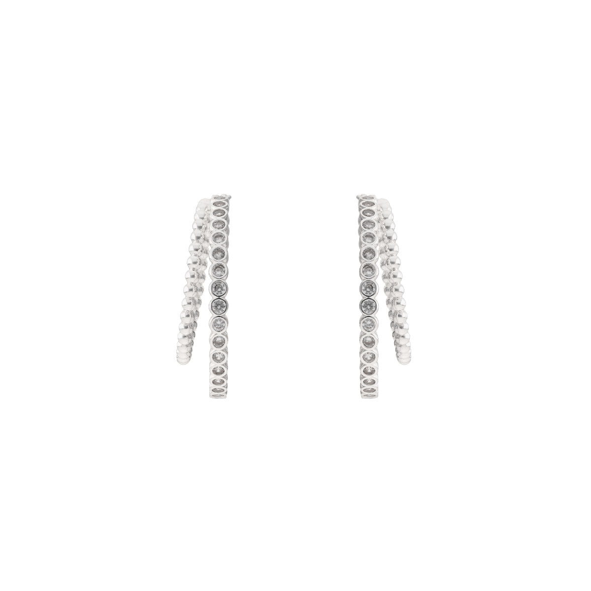 ARETES RALPH LAUREN OPHELIA PLATEADO