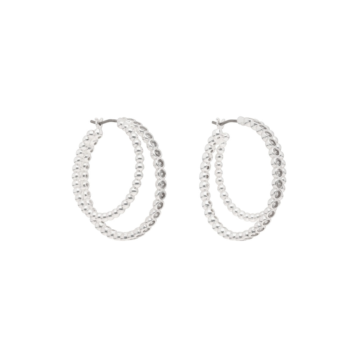 ARETES RALPH LAUREN OPHELIA PLATEADO