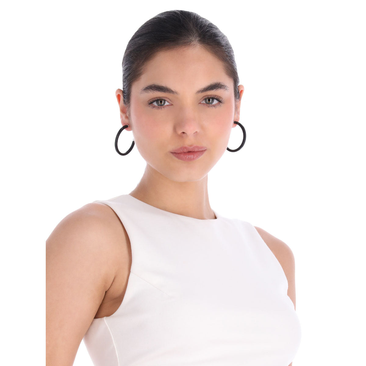 ARETES RALPH LAUREN CORALINE PLATEADO