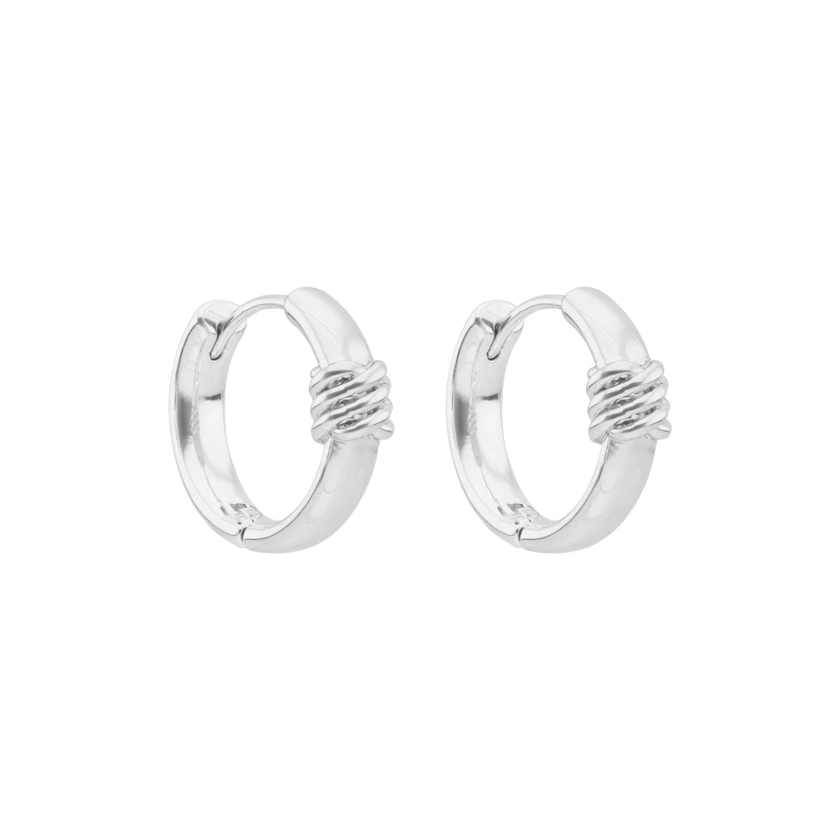 ARETES RALPH LAUREN CARNEGIE PLATEADO