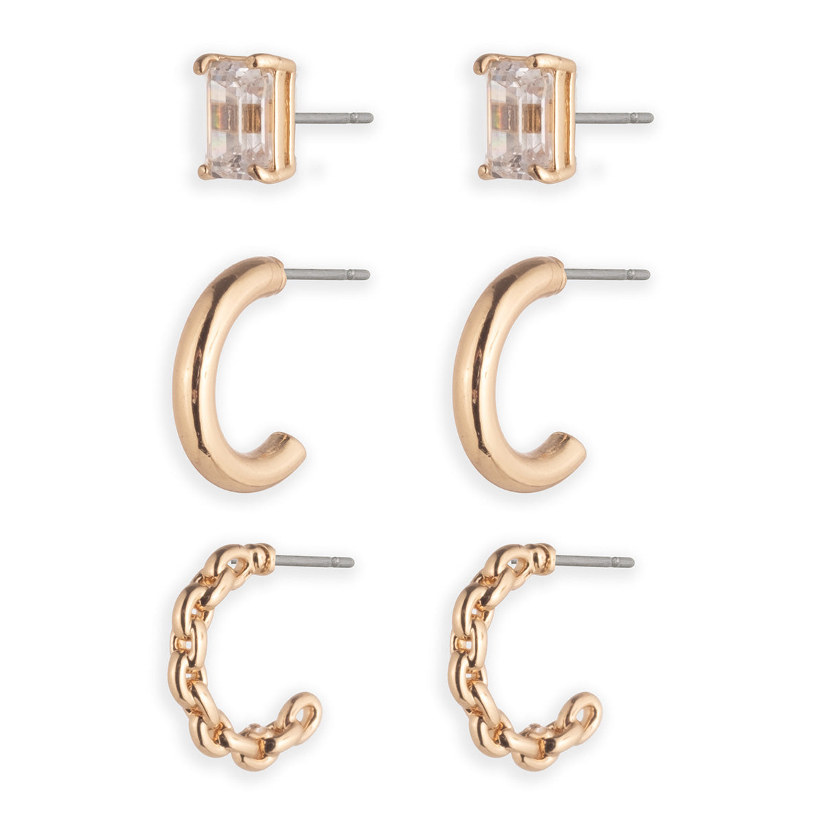 Aretes Ralph Lauren Color Dorado Forma de nudo 14G01402