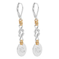 Aretes largos Ralph Lauren Color Bitono diseÃ±o trenzado 14G01406