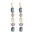 Aretes largos Ralph Lauren Color Dorado con Cristales Multiforma 14G01407