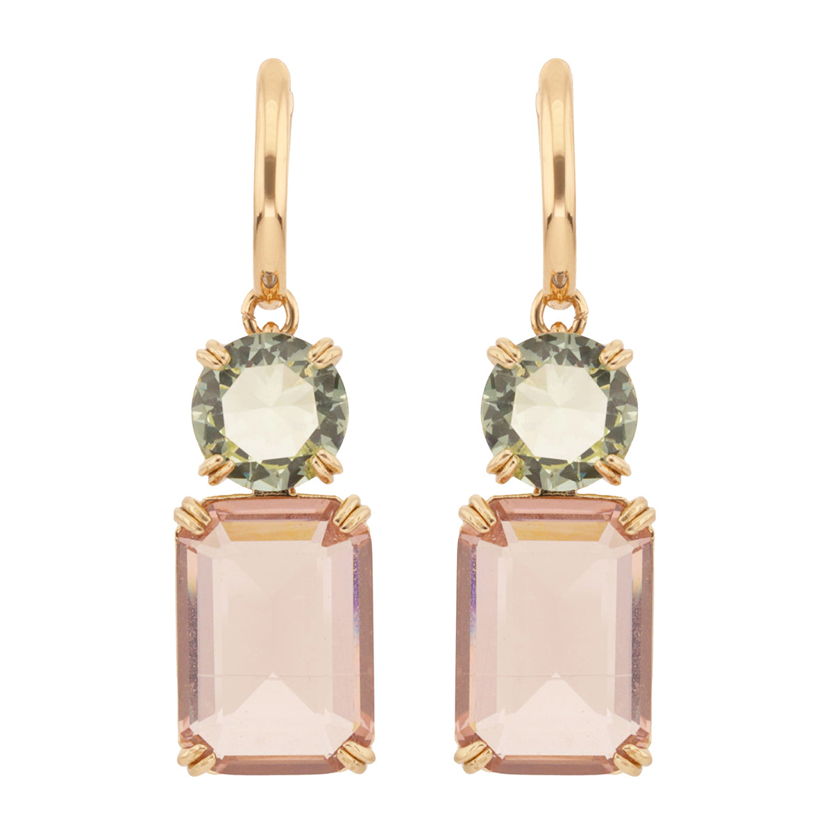 Aretes Ralph Lauren Color Dorado Forma Rectangular 14G01412