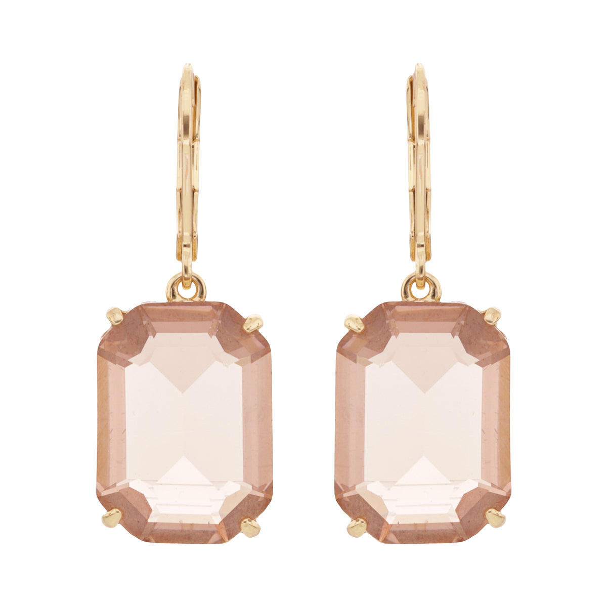 Aretes Ralph Lauren Color Dorado Forma Rectangular 14G01414