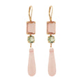 Aretes largos Ralph Lauren Color Dorado con Cristales Multiforma 14G01415