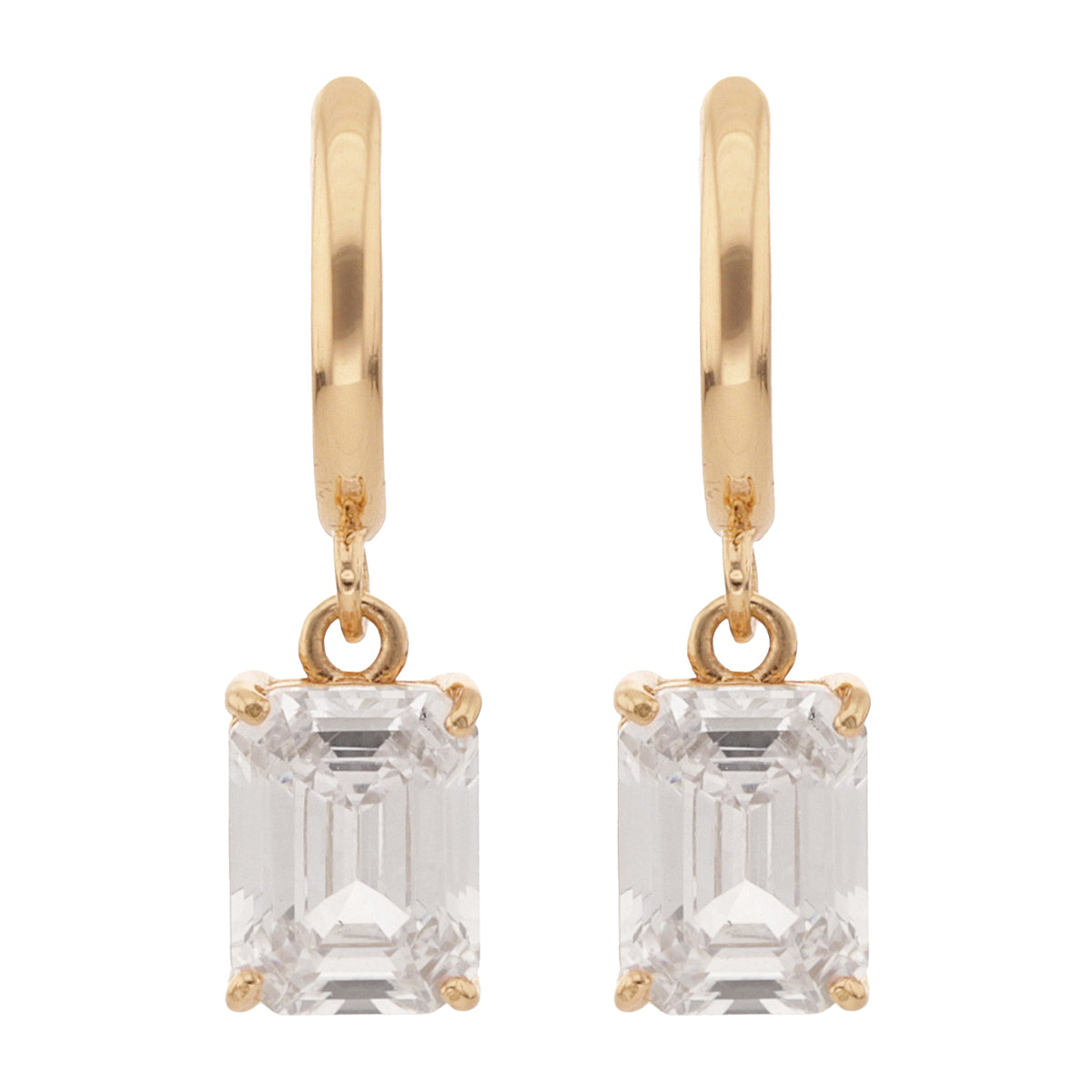 Aretes Ralph Lauren Color Dorado Forma Cuadrado 14G01416