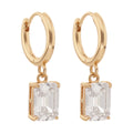 Aretes Ralph Lauren Color Dorado Forma Cuadrado 14G01416