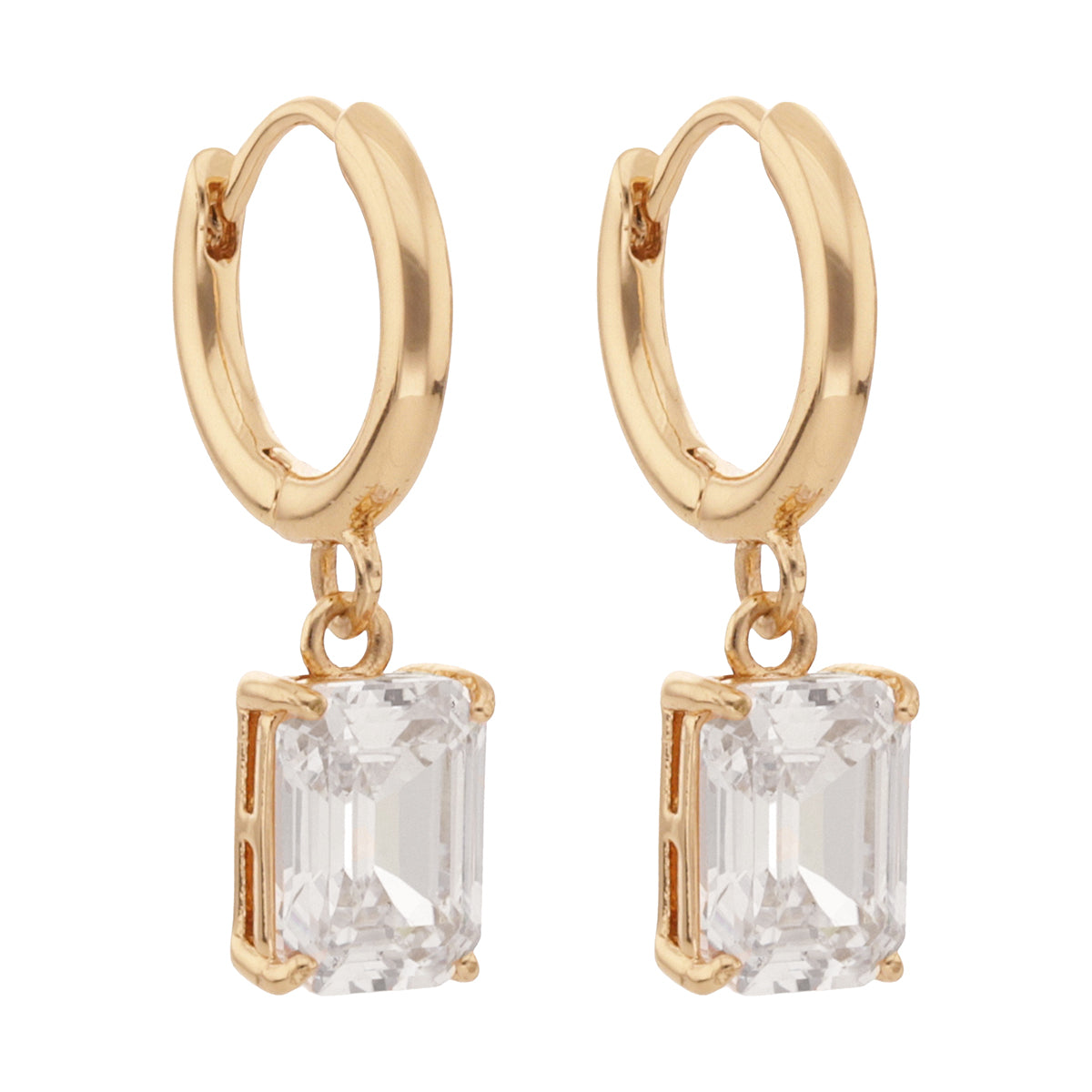 Aretes Ralph Lauren Color Dorado Forma Cuadrado 14G01416