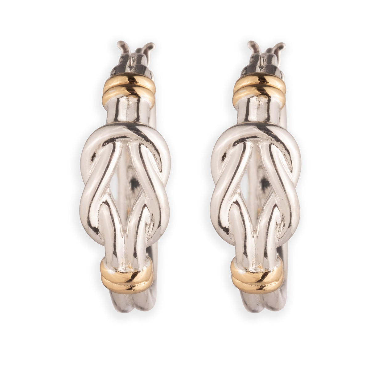 Aretes Ralph Lauren Color Bitono Forma de nudo 14G01422