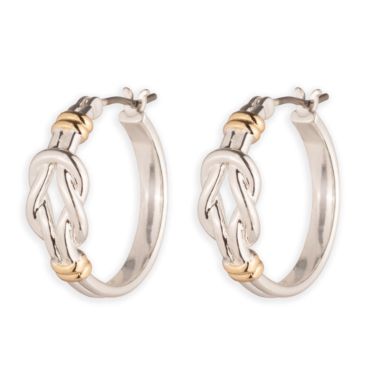 Aretes Ralph Lauren Color Bitono Forma de nudo 14G01422