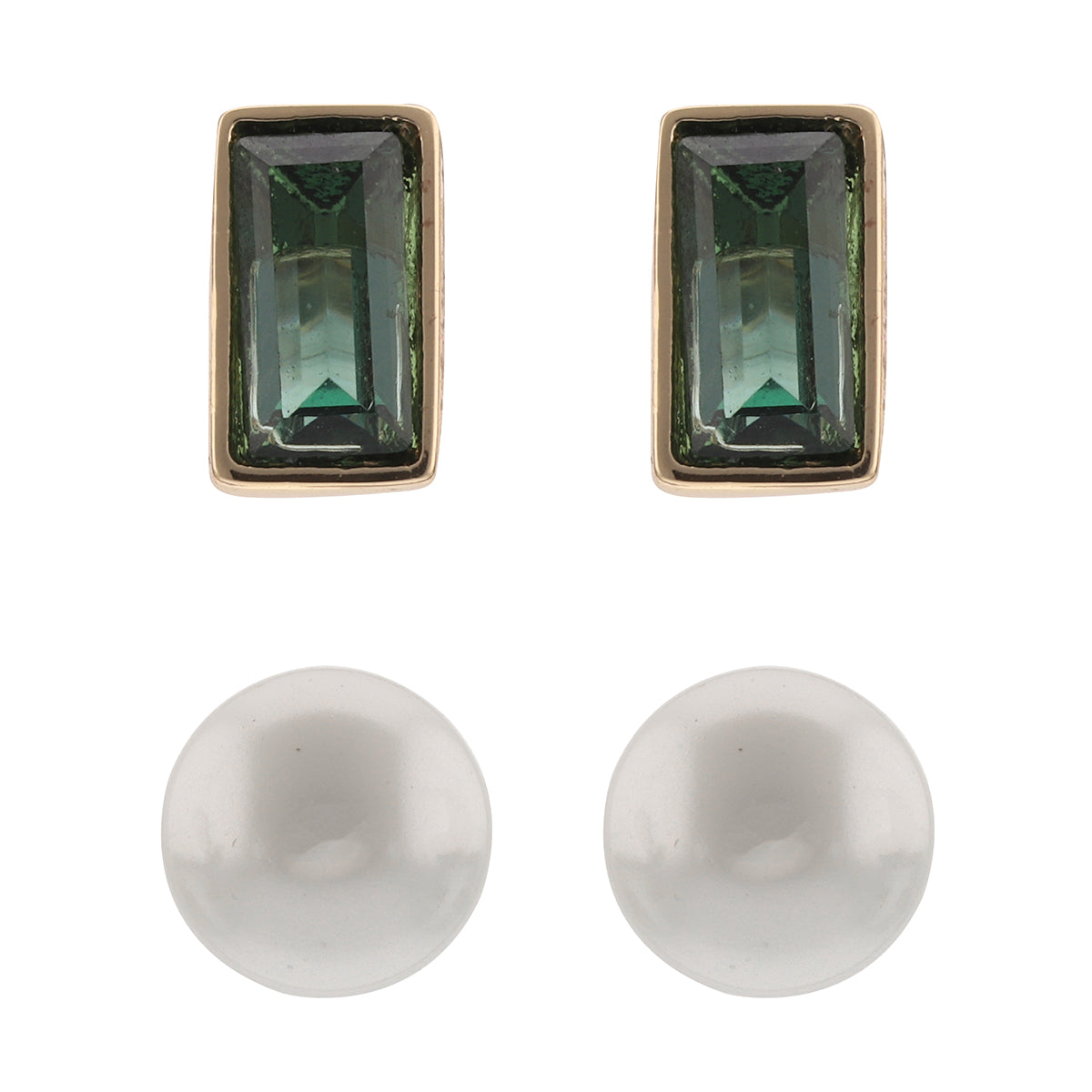 ARETES RALPH LAUREN COLOR  DORADO PARA MUJER CONTENIDO 2 PARES DE ARETES 14G01450