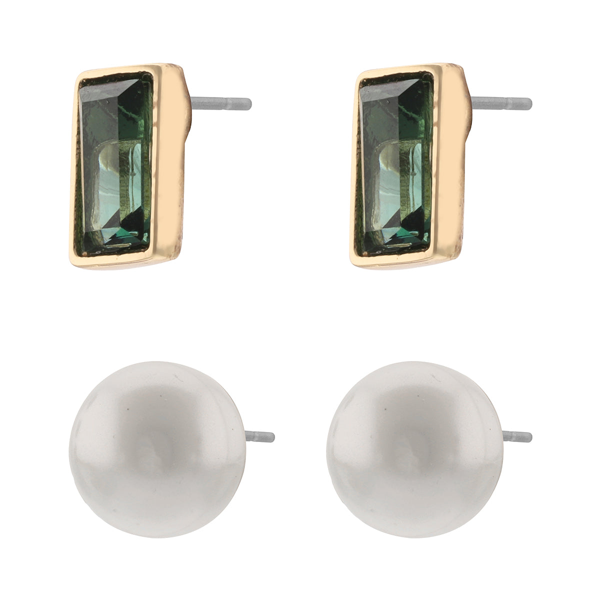 ARETES RALPH LAUREN COLOR  DORADO PARA MUJER CONTENIDO 2 PARES DE ARETES 14G01450