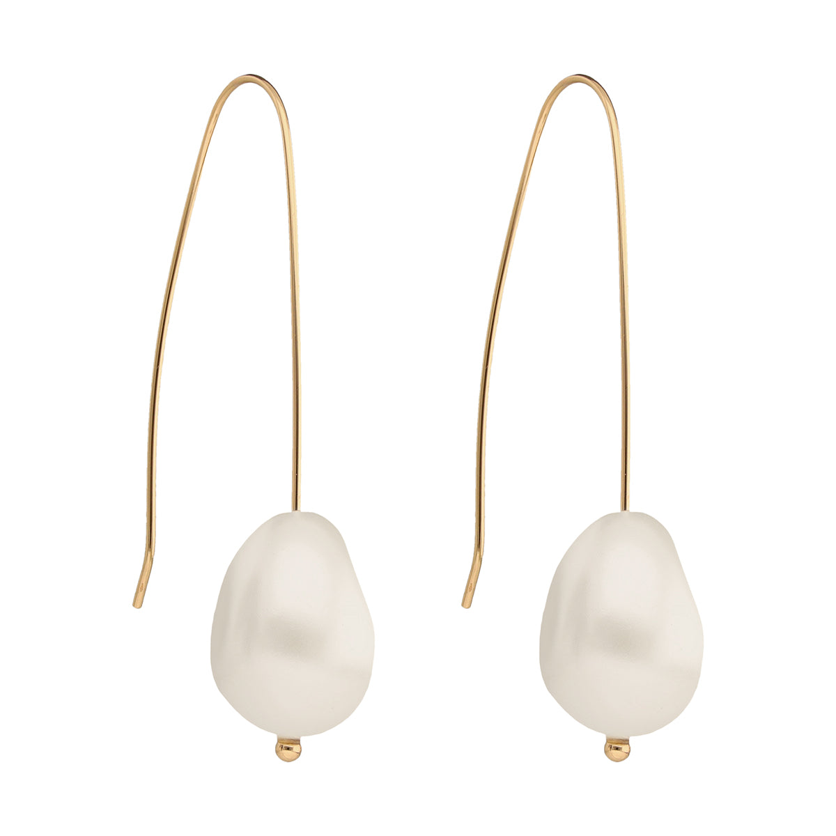 ARETES COLOR  DORADO, RALPH LAUREN, FORMA PERLA TIPO PASANTE CON IMITACIÃ“N PERLA, CIERRE TIPO SIN FIJACIÃ“N, FAMILIA REGINA, CONTENIDO 1 PAR DE ARETES