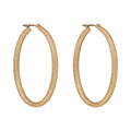ARETES COLOR  DORADO, RALPH LAUREN, FORMA OVALADO TIPO ARRACADA ENTRELAZADO , CIERRE TIPO BISAGRA CON CLICK, FAMILIA DONNELLY, CONTENIDO 1 PAR DE ARETES