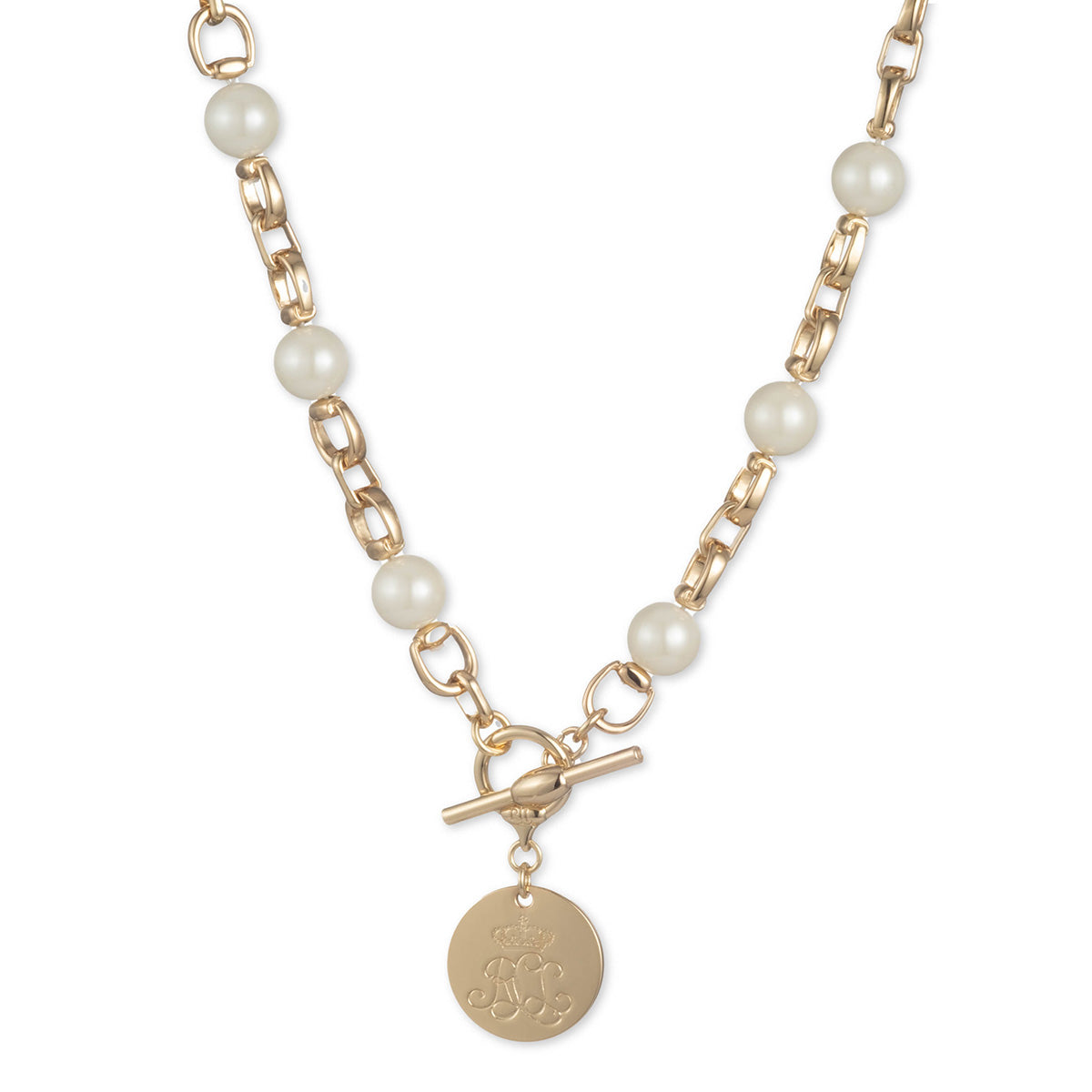 COLLAR RALPH LAUREN COLOR DORADO FORMA PERLA 14N00076