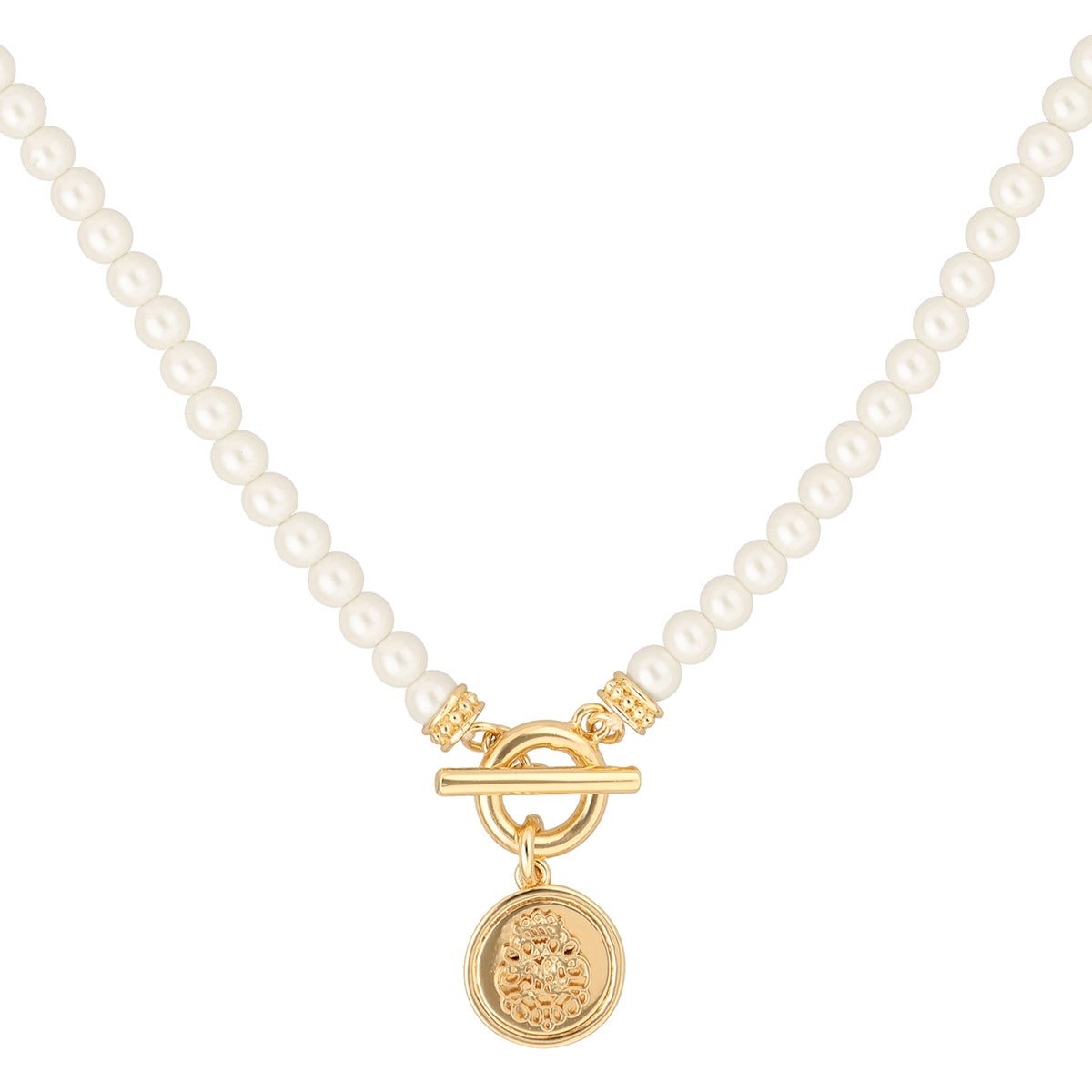 COLLAR RALPH LAUREN COLOR DORADO FORMA PERLA 14N00078