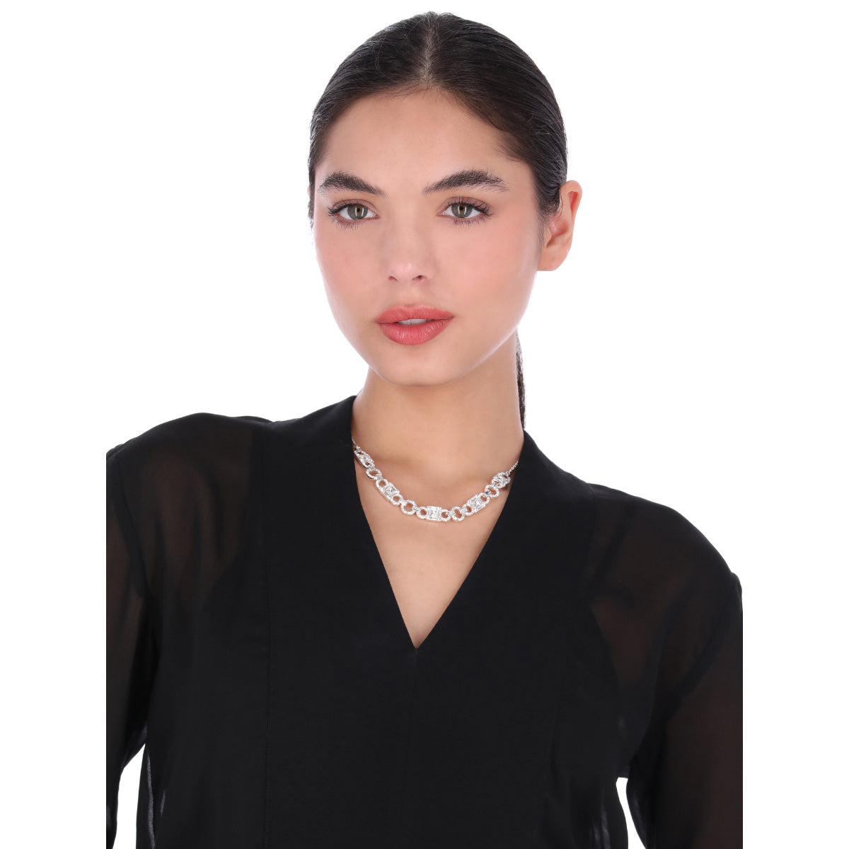 COLLAR RALPH LAUREN PEARSON PLATEADO