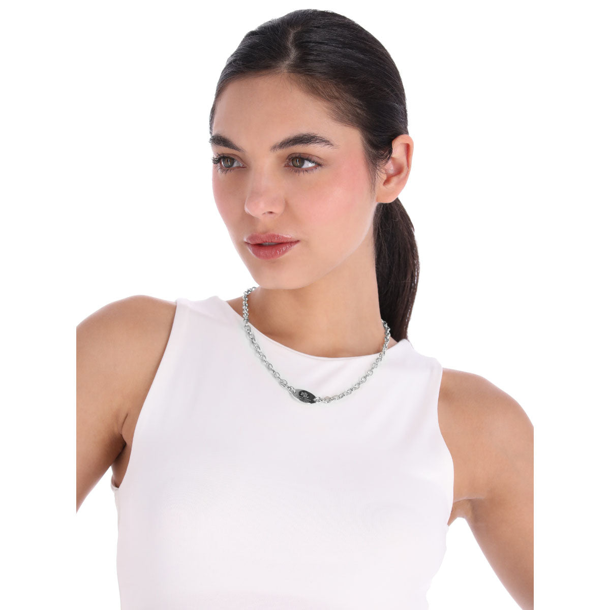 COLLAR RALPH LAUREN EVELYN PLATEADO