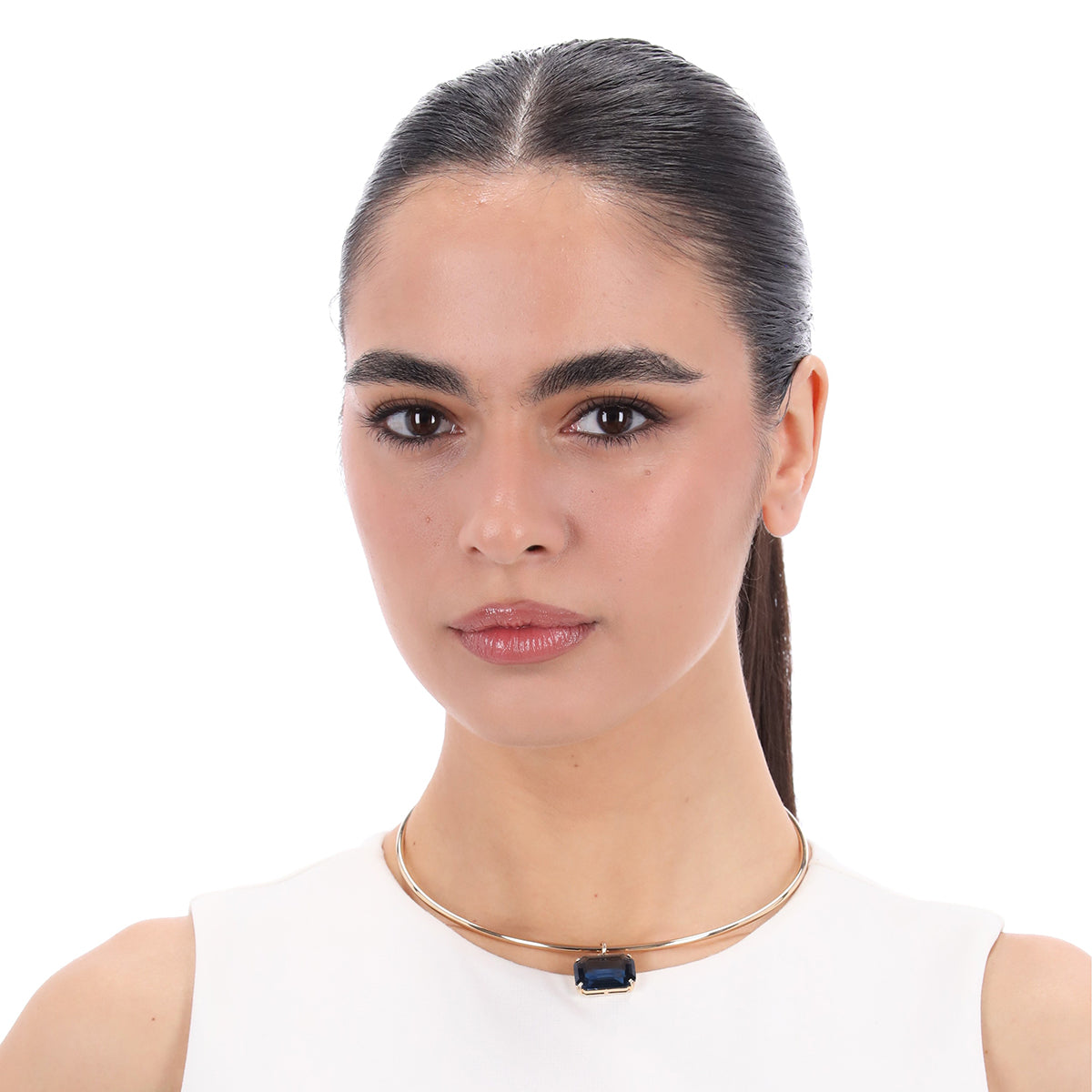 Collar Ralph Lauren Color Dorado Forma Rectangular 14N00792