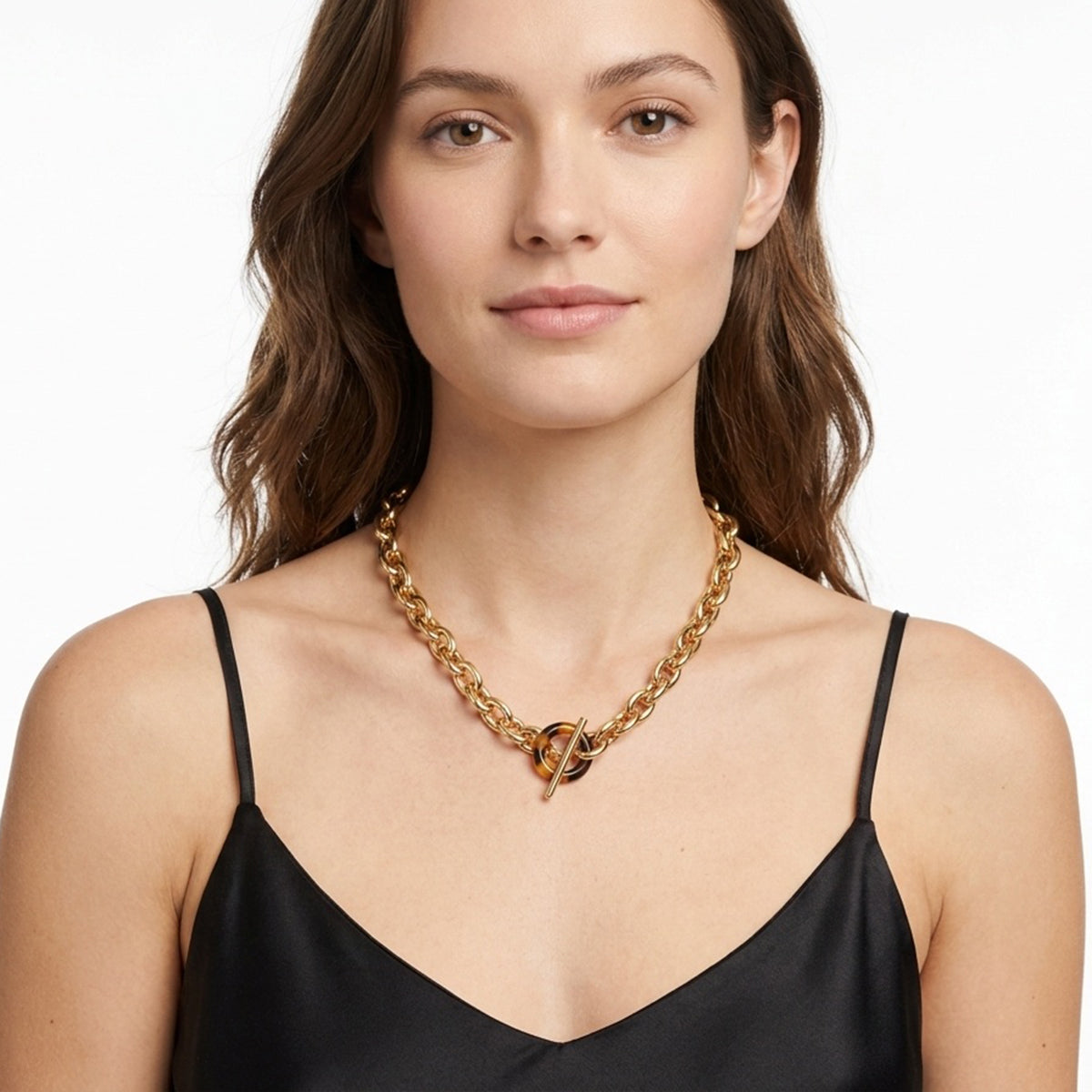 COLLAR RALPH LAUREN COLOR DORADO FORMA LOGO 14N00803