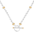 Collar Ralph Lauren Color Bitono Forma Entrelazada 14N00806