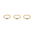 SET ANILLOS RALPH LAUREN COLOR DORADO PARA MUJER 14R00071