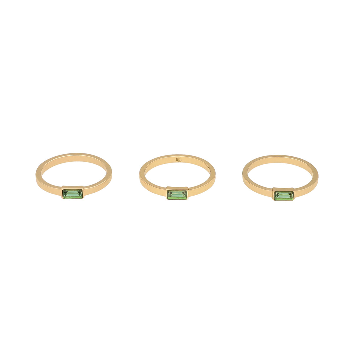 SET ANILLOS RALPH LAUREN COLOR DORADO PARA MUJER 14R00071
