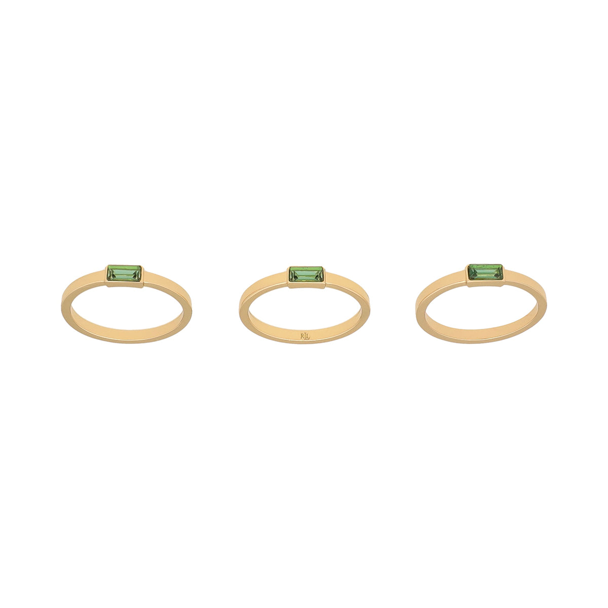 SET ANILLOS RALPH LAUREN COLOR DORADO PARA MUJER 14R00071