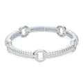 PULSERA NAPIER SILVER BASICS METAL PLATA
