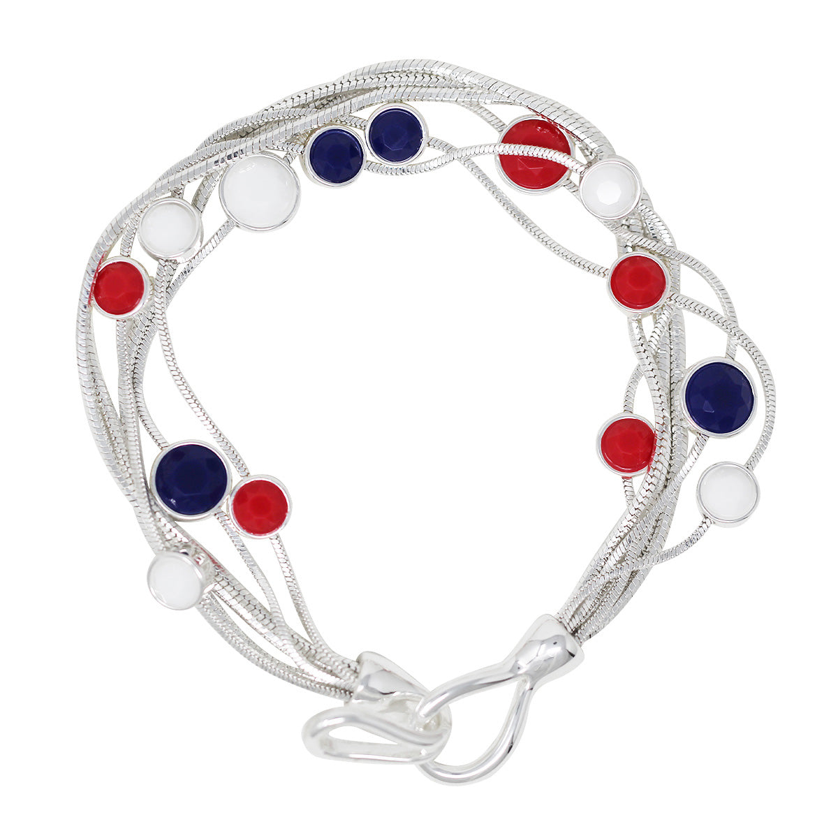 PULSERA NAPIER NAUTICAL TIES PLATA