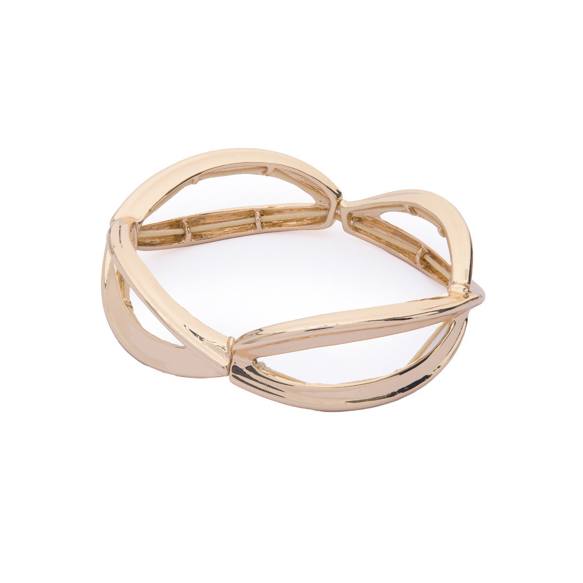 PULSERA NAPIER TWISTED PETALS ORO