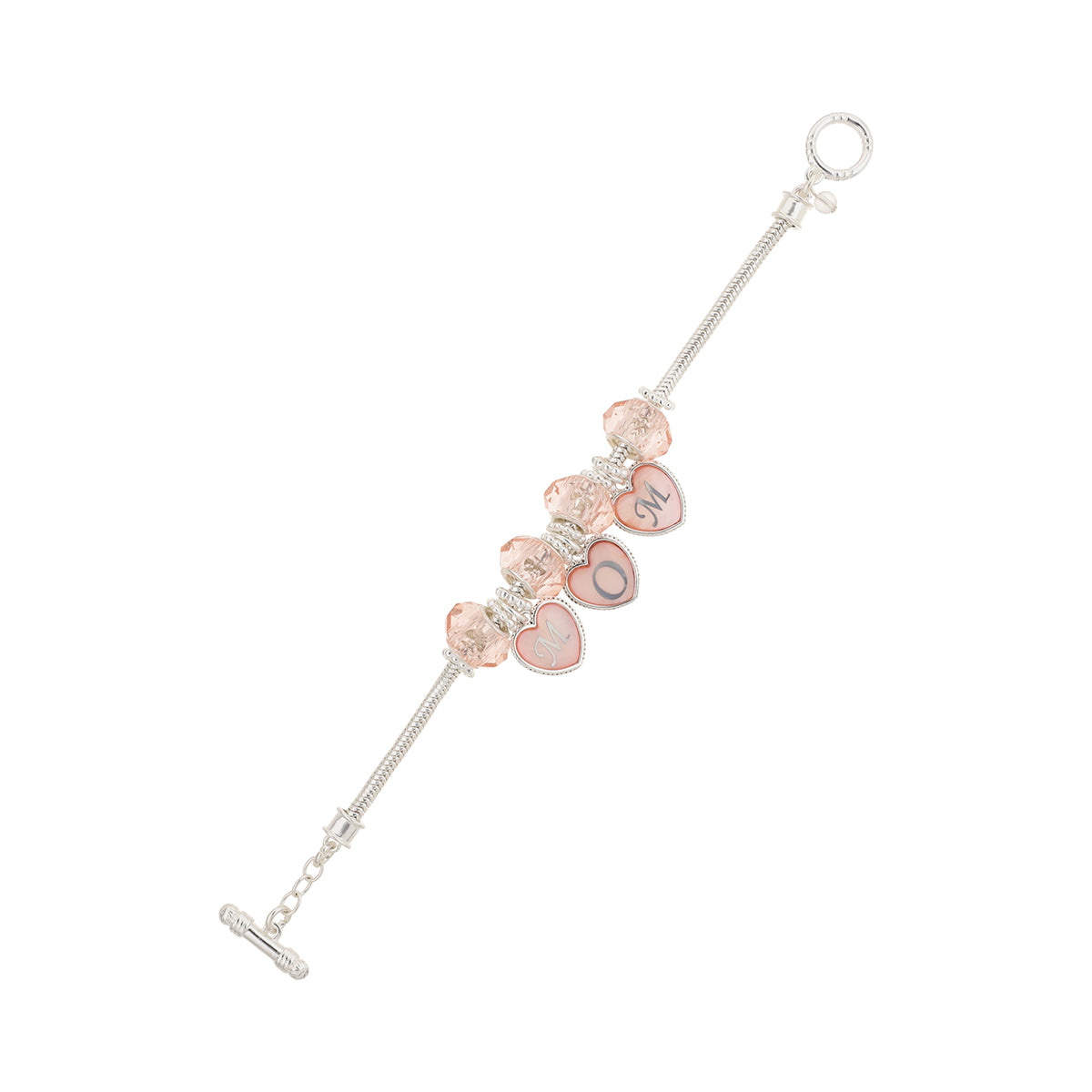 BOX PULSERA NAPIER COLOR plateado FORMA CORAZON 17B01821