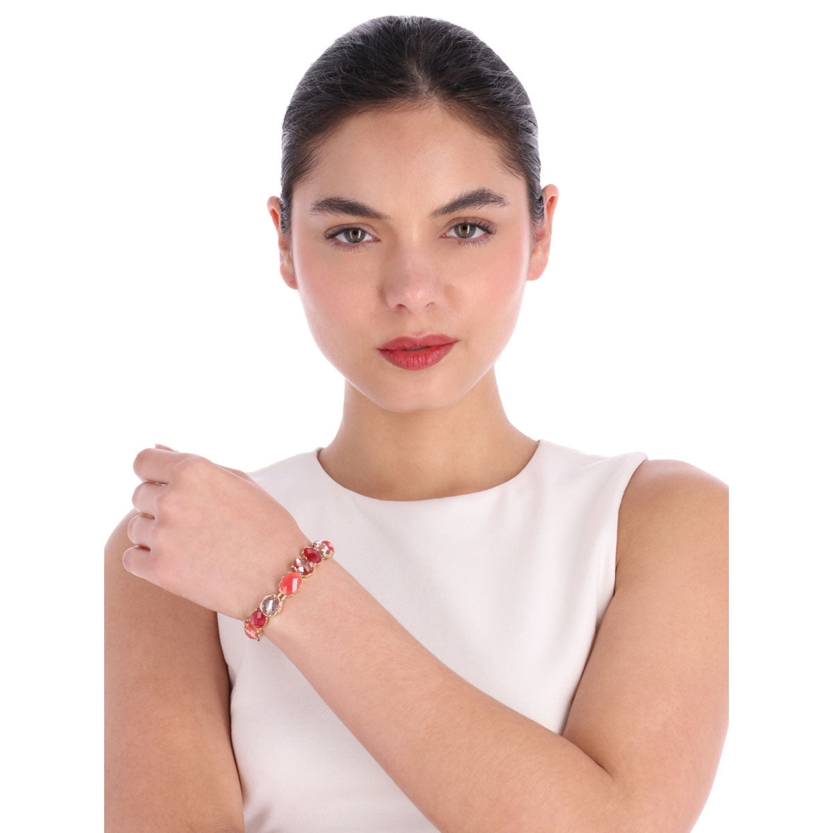 PULSERA NAPIER BR 7.25IN BERRY SWEET STR - GLD/MLT DORADO