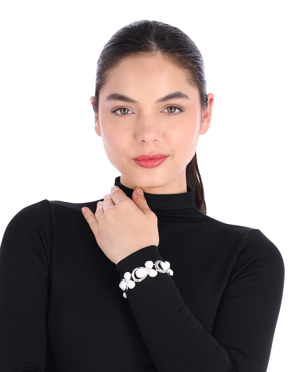PULSERA NAPIER COLOR plateado FORMA CIRCULAR 17B01911