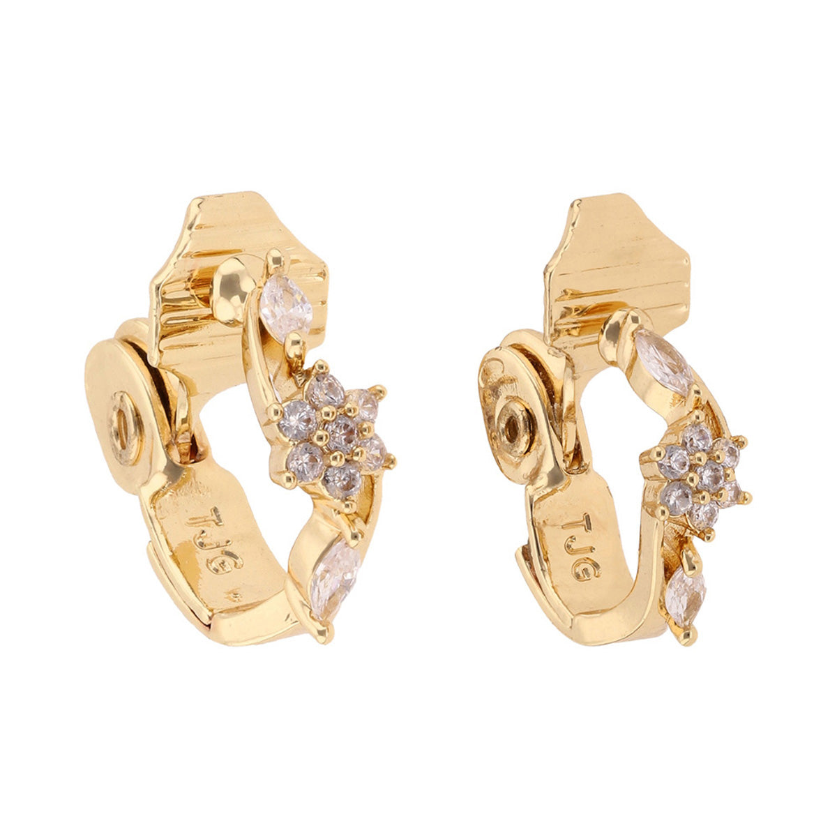 ARETES NAPIER COLOR dorado FORMA FLOR 17C00538