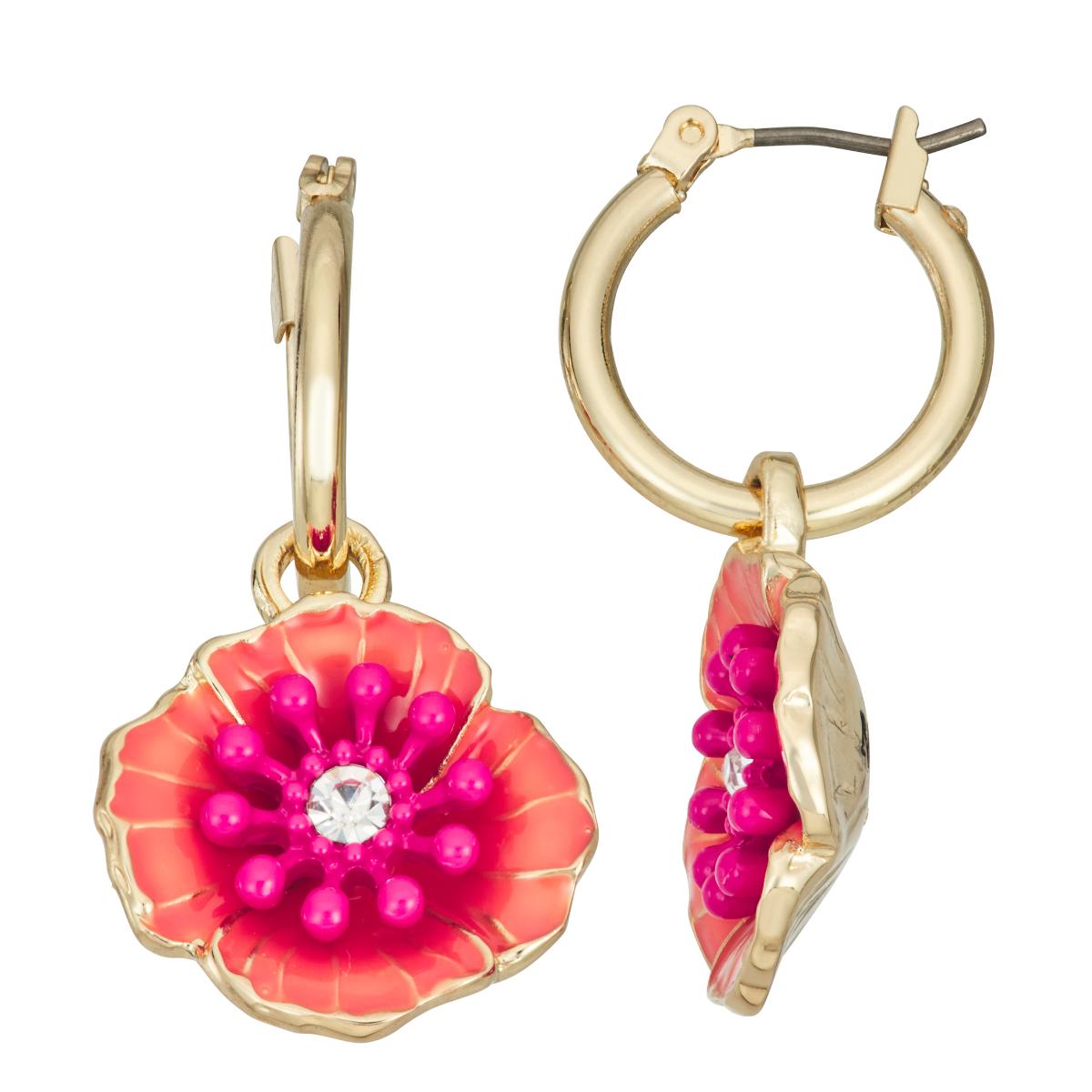 ARETES NAPIER COLOR cristal FORMA ARRACADA CHICA 17G00271