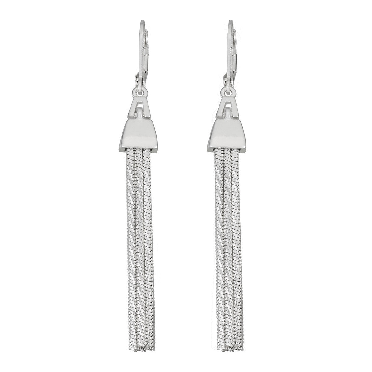 ARETES NAPIER COLOR PLATA FORMA COLGANTE 17G00303