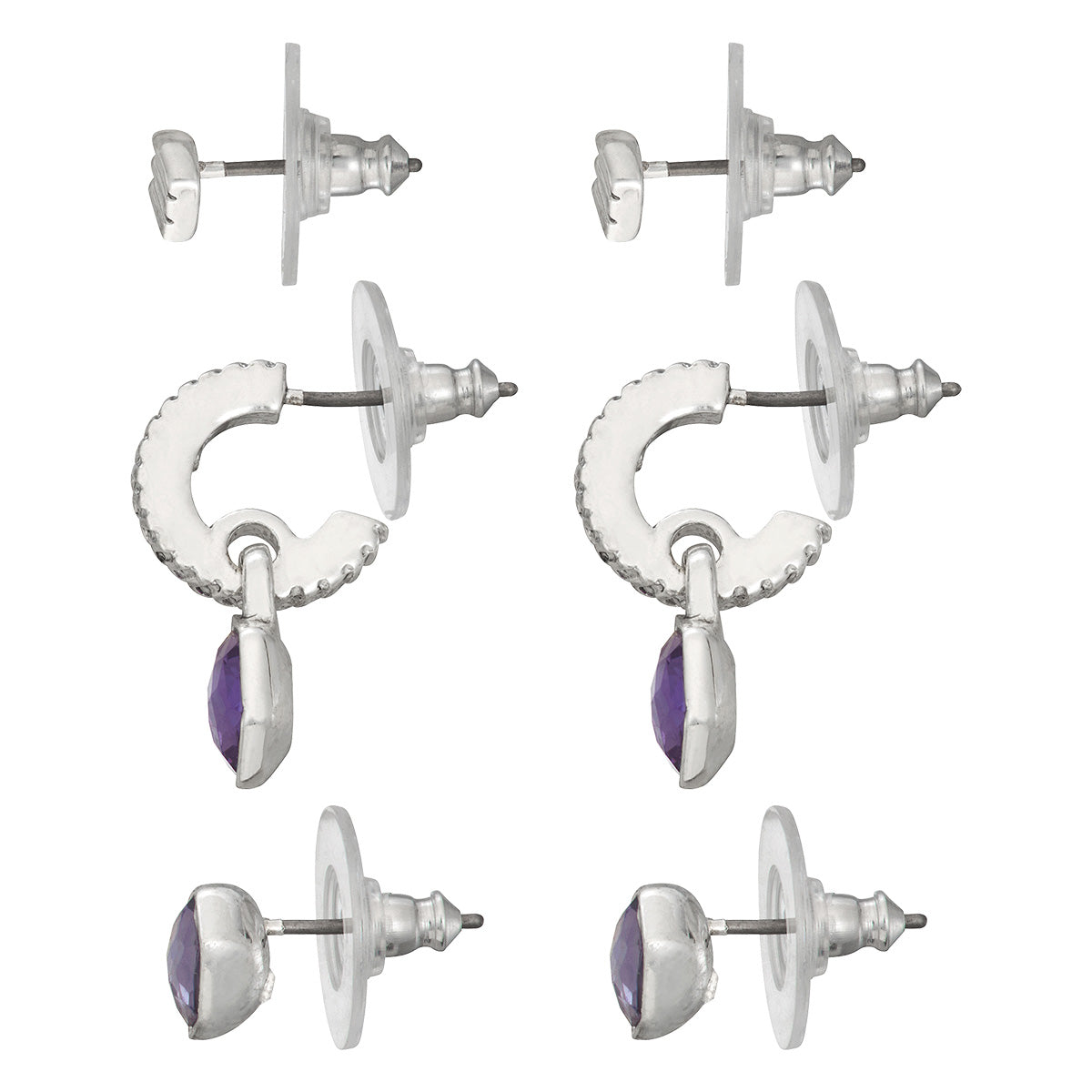 ARETES NAPIER MODERN COLOR DECLARATION PLATA