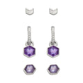 ARETES NAPIER MODERN COLOR DECLARATION PLATA