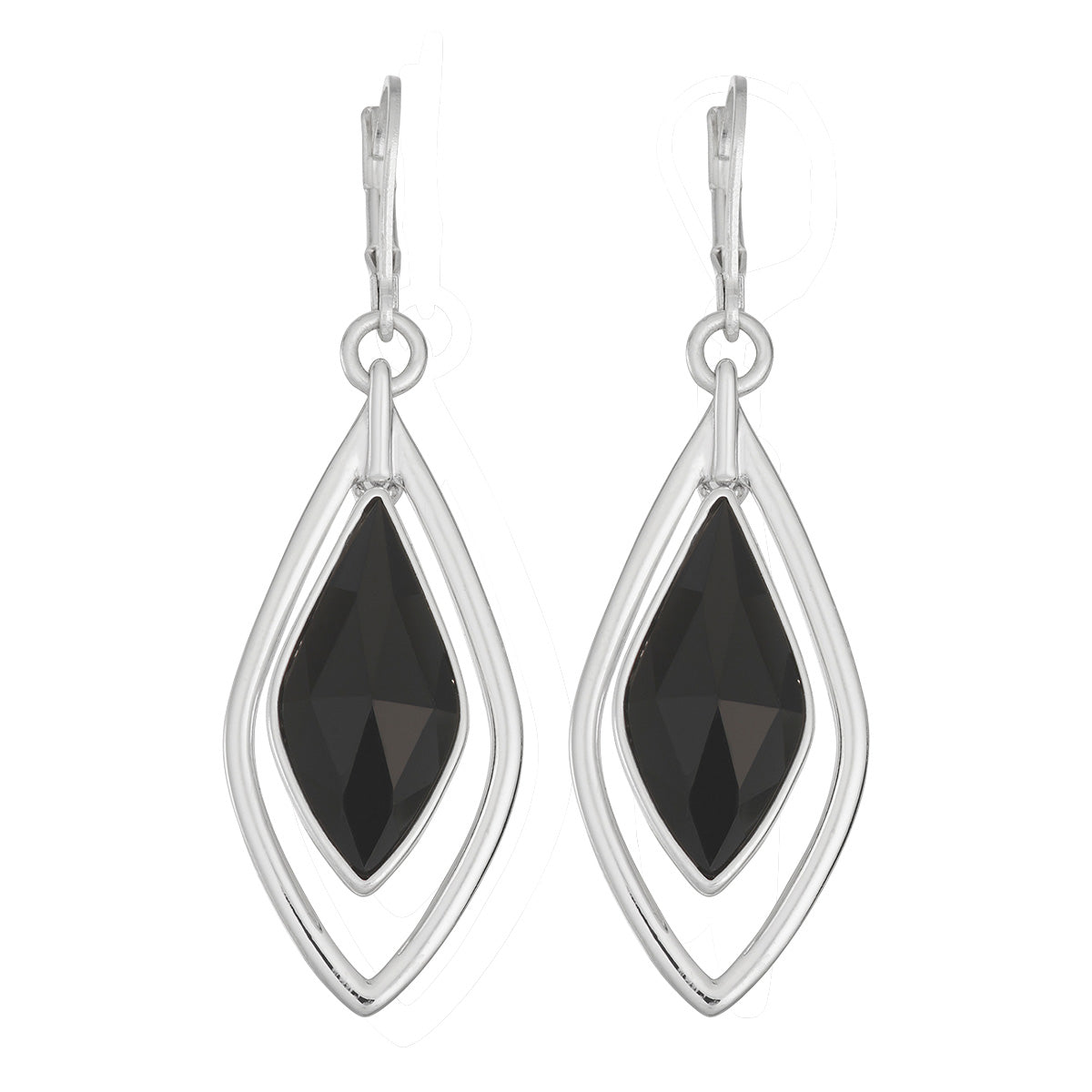 ARETES NAPIER SEASONAL LOOPS BLK PLATA