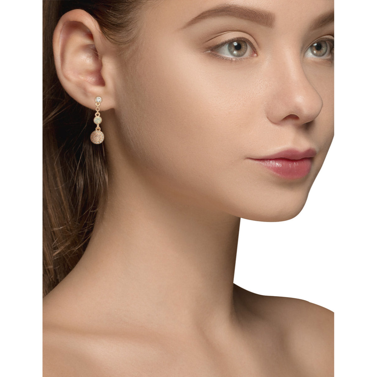 ARETES NAPIER N3 SOCIAL CLR EAR ORO