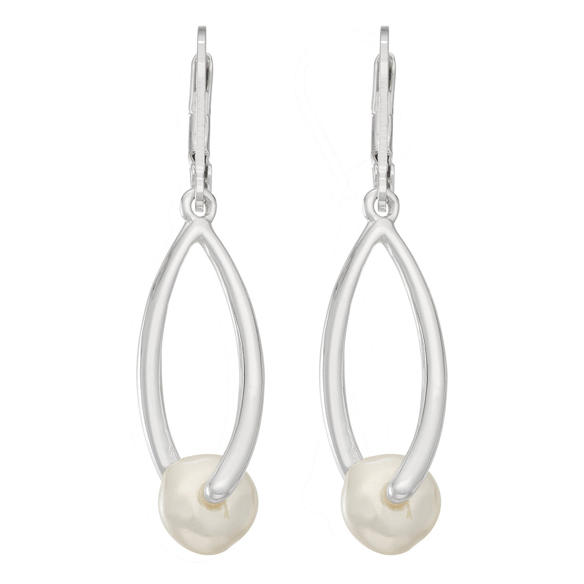 ARETES NAPIER WHITE PEBBLES PLATA